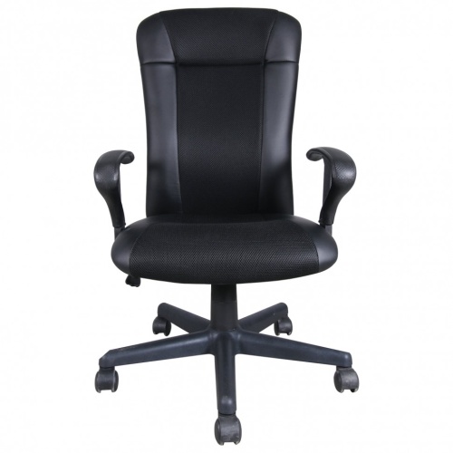 Кресло офисное Brabix Optima MG-370 экокожа/ткань, черное 531580 фото 4